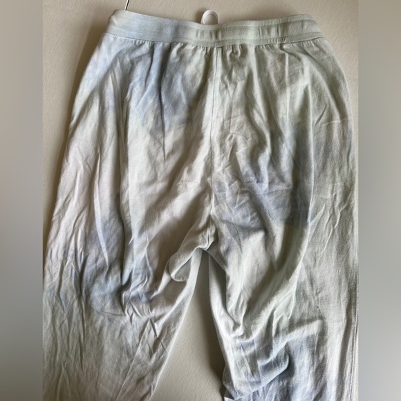Michael Stars Blue/Teal/White Tie Dye Jogger Sweatpants Size M - Picture 2 of 7